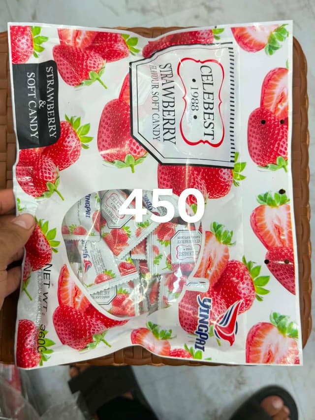 Celebest Strawberry Flavour Soft Candy (360g)